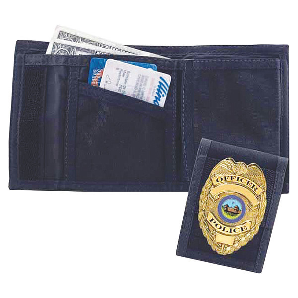 Emi Police Wallet/Badge Holder, Black, 4" L 270
