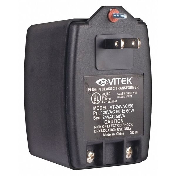 Vitek Power Supply, Output 24VAC, VA Rating 50 VT-24VAC/50