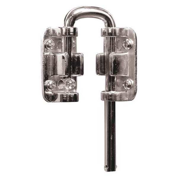 Primeline Tools Door Lock, Loop Lock, Nickel Plated U 9846