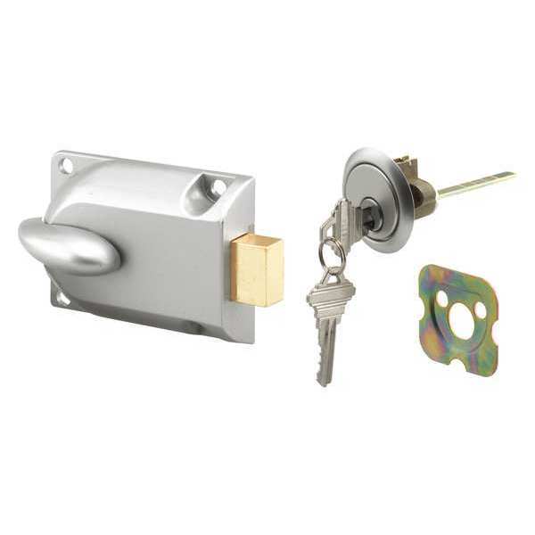 Primeline Tools Diecast Painted Aluminum, Center Mount Deadbolt Lock with Keyed Cylinder (Single Pack) GD 52119