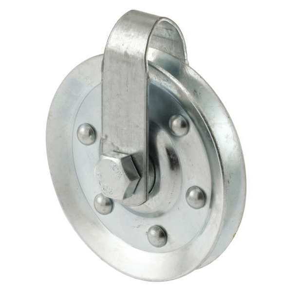Primeline Tools 3 in. Diameter, Case-Hardened Steel, Pulley with Straps and Axle Bolts (2 Pack) GD 52189