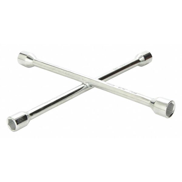 Titan Lug Wrench, Steel, 4 Way Type, 14" L 72155