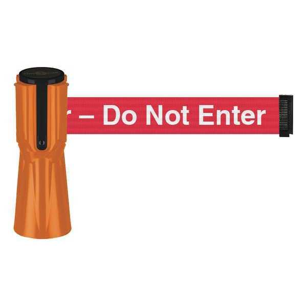 Tensabarrier Barrier Post, Plastic Post, Orange Finish TC114-30-MAX-NO-RIX-C