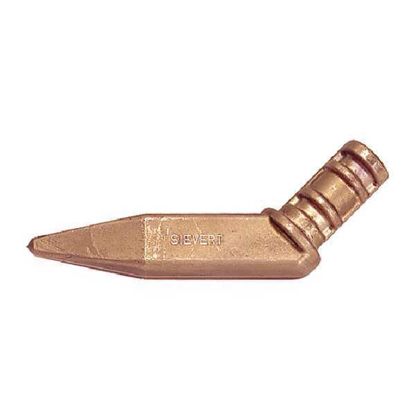 Sievert Pointed Bit, 4" L, 8 oz. Size, Copper 7002-45