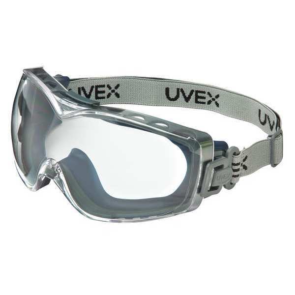 Honeywell Uvex Safety Goggles, Clear Anti-Fog, Hydrophilic, Hydrophobic, Scratch-Resistant Lens, Stealth Series S3970HSF