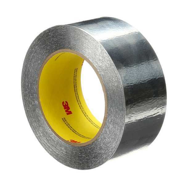 3M Foil Tape, Aluminum, Silver, 76mm W, PK12 425