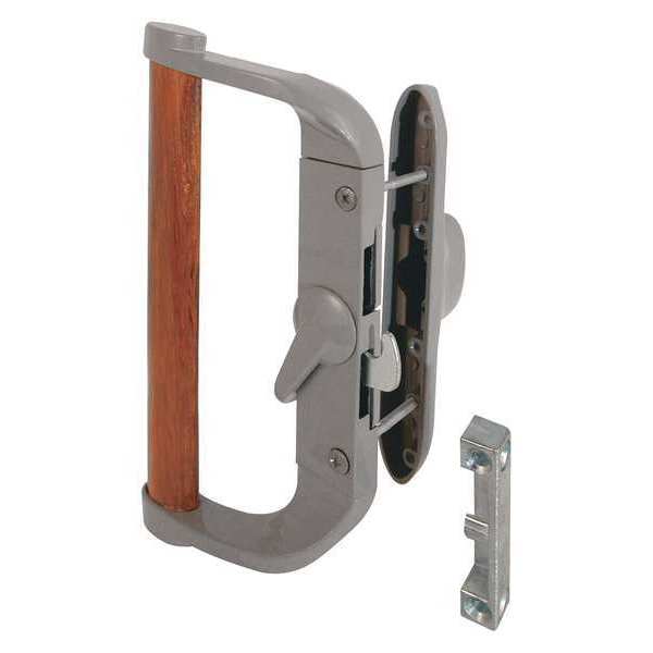 Primeline Tools Patio Door Surface with Hook Latch, Diecast Body, Wood Handle, Keeper (Single Pack) C 1016