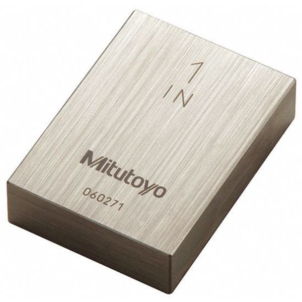 Mitutoyo Gage Block, 1/4" L, 3/8" H, Steel, ASME AS-1 611212-541