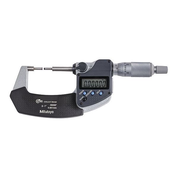 Mitutoyo Spline Micrometer, Ratchet Thimble 331-351-30