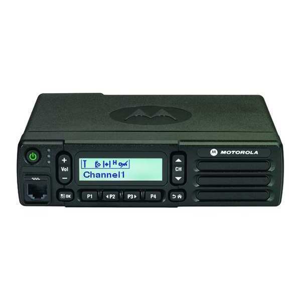 Motorola Two Way Radio, VHF Band, Analog, LCD, 45W CM300d AAM01JQH9JC1