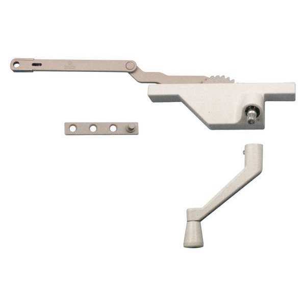 True Hardware Dual Pull Lever Operator with Bracket, White (Single Pack) TH 23092