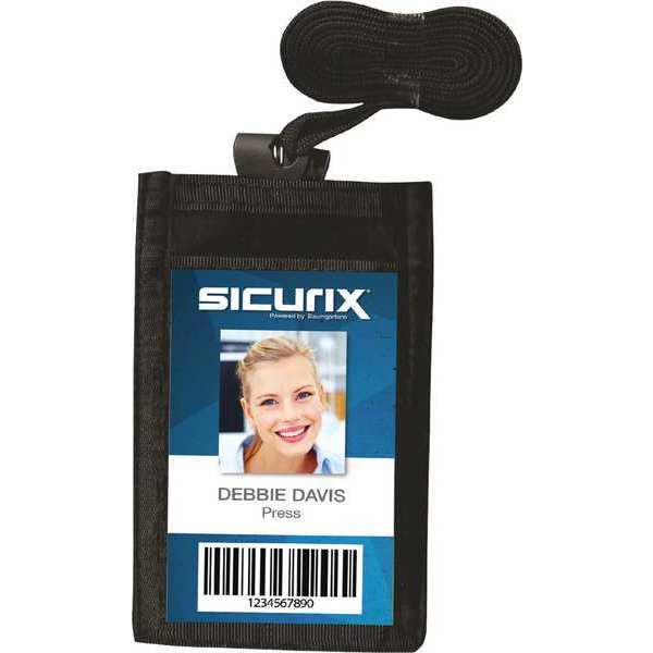 Sicurix Badge Holder, Vertical, PK12 BAU 55120