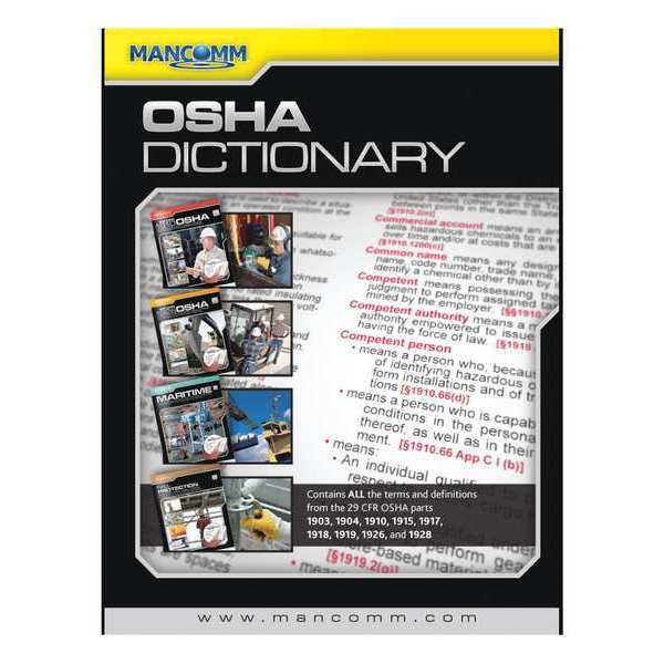 Mancomm Other Dictionary Book, Code Book, English, Paperback, Publisher: MANCOMM 36O-001-03