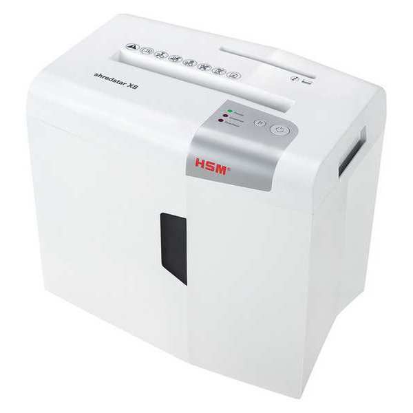 Hsm Of America Paper Shredder, Cross-Cut Style shredstar X8