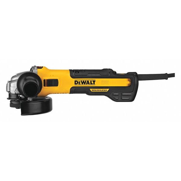 Dewalt 5 in. / 6 in. Brushless Small Angle Grinder with Variable Speed Slide Switch, INOX DWE43240INOX