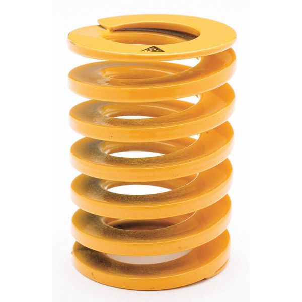 Raymond Die Spring, Yellow, Overall 1-3/8" L, PK10 ASF010035