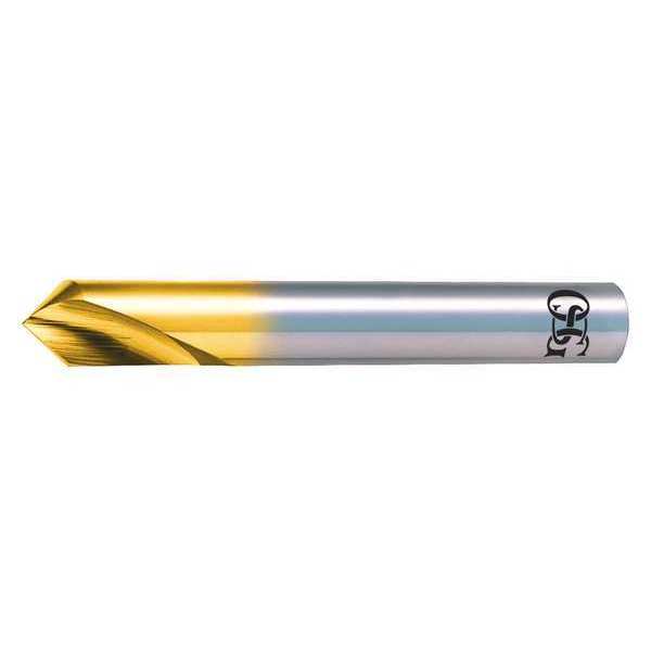 Osg Spotting Drill Bit, 6.00 mm Size, 120  Degrees Point Angle, High Speed Steel, Straight Shank 62926