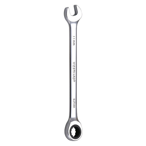 Westward Wrench, Combination, Metric, 6-1/2" L. 54PN51