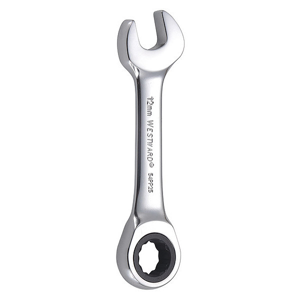 Westward Wrench, Combination/Stubby, Metric, 12mm 54PP25