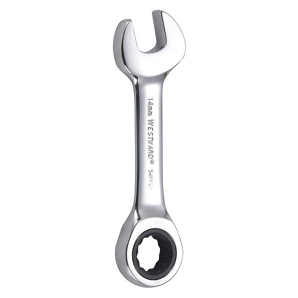 Westward Wrench, Combination/Stubby, Metric, 14mm 54PP27