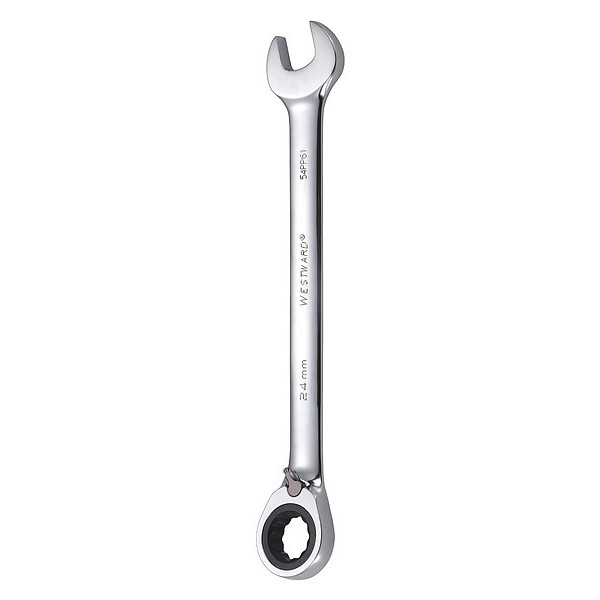 Westward Wrench, Combination, Metric, 24mm 54PP61