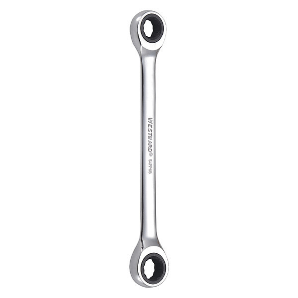 Westward Ratcheting Box End Wrench, 5-7/8" L 54PP68