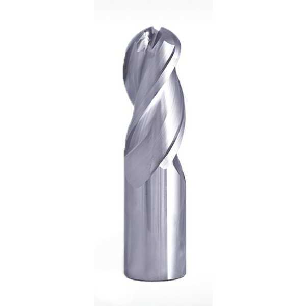 Zoro Select Ball End Mill, Uncoated, 0.312" Shank dia. BNA30312