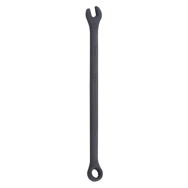 Westward Comb. Wrench, 6mm, Metric, Black Oxide 54RZ46