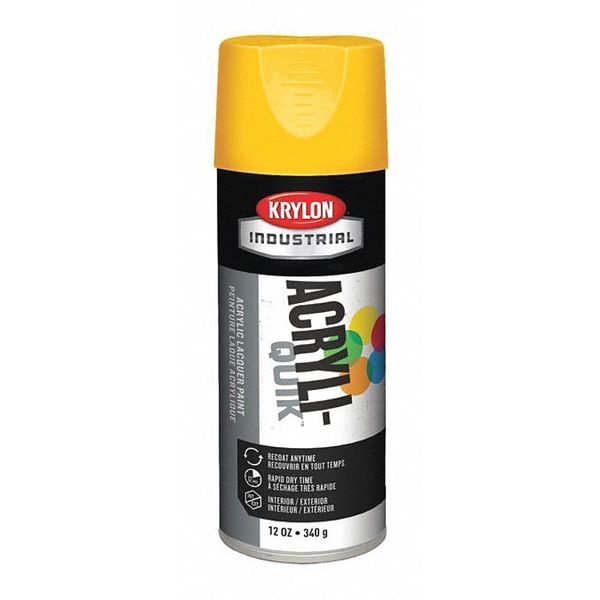 Krylon Spray Paint, Daisy Yellow, Gloss, 12 oz K01813A07