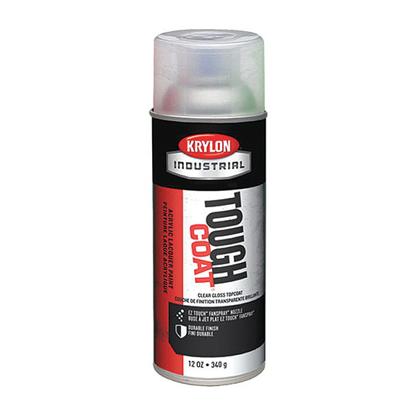 Krylon Industrial Rust Preventative Spray Paint, Clear, Gloss, 12 oz A01000007