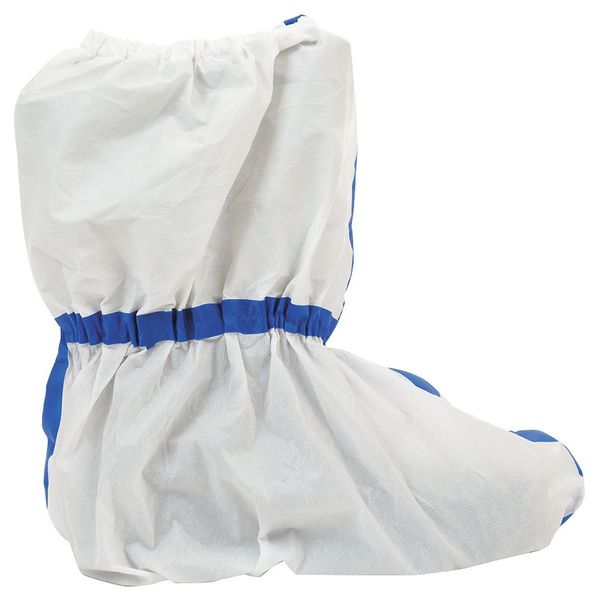 International Enviroguard ViroGuard® 2, White Boot Cover, Taped Seams, Elastic Ankle & TopPK50 W2505-L