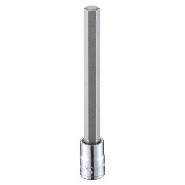 Westward 3/8 in Drive Hex Socket Bit Metric 10 mm Tip, 4 13/16 in L 54TM40