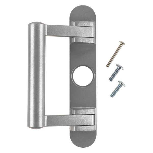 Trilogy Exterior Door Pull, Steel/Zinc 707MS