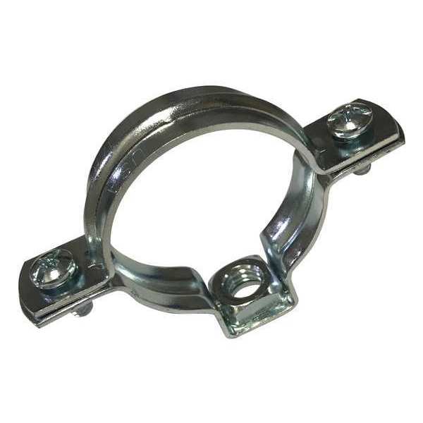 Zoro Select Split Ring, Zinc Plated, 1-1/4" Pipe Size SRZ-125