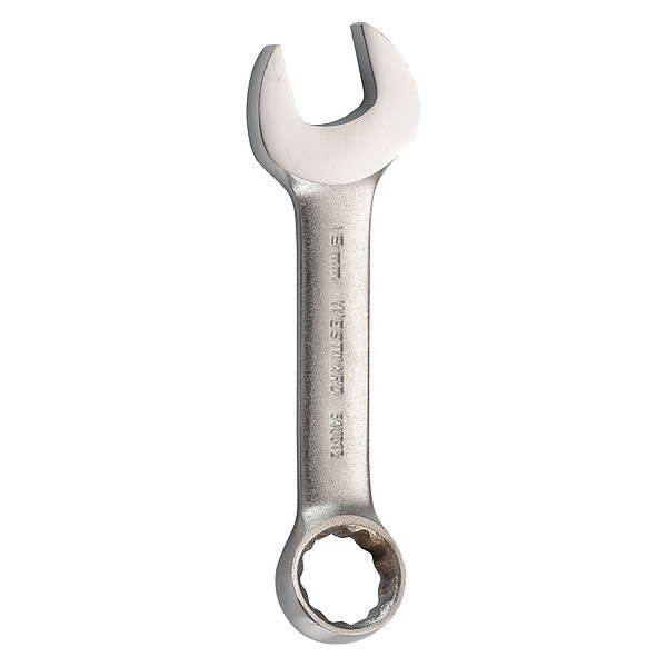 Westward Combination Wrench, Metric, 18mm, 5" Length 54UD12