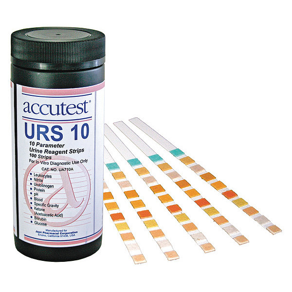 Accutest Urine Reagent Strip, 130g Container Size UA710A