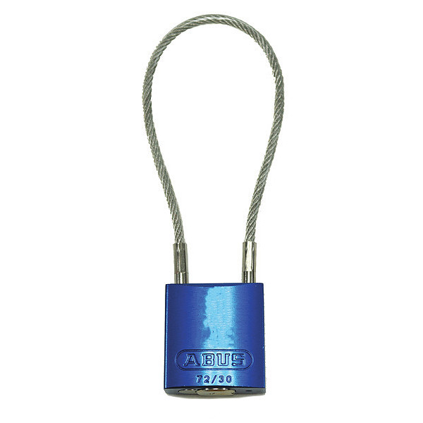 Abus Lockout Padlock, Key Different, Blue Body 13009