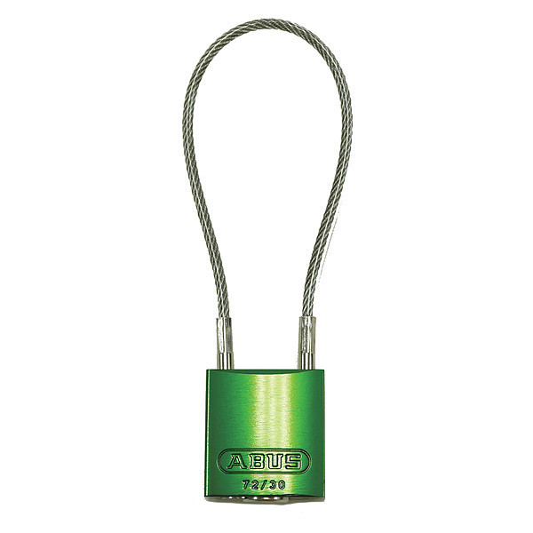 Abus Lockout Padlock, Key Different, Green Body 13012