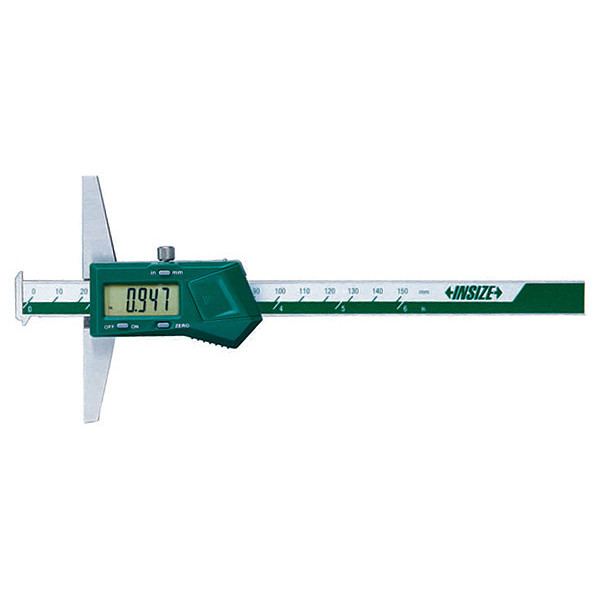 Insize Electronic Depth Gage, 0 to 12" Range 1144-300A