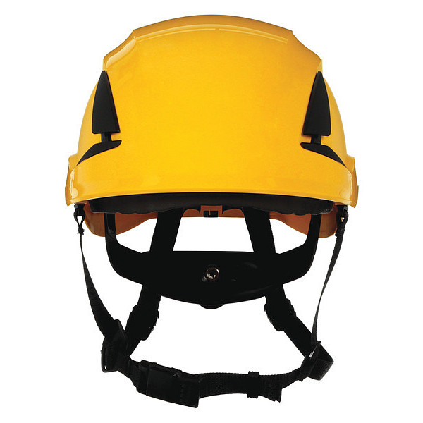 3M Front Brim Hard Hat, Type 1, Class E, Ratchet (6-Point), Yellow X5002-ANSI