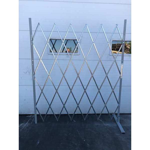 Zoro Select Folding Gate, Gray, 6 ft Add On Opening W XLECO 665