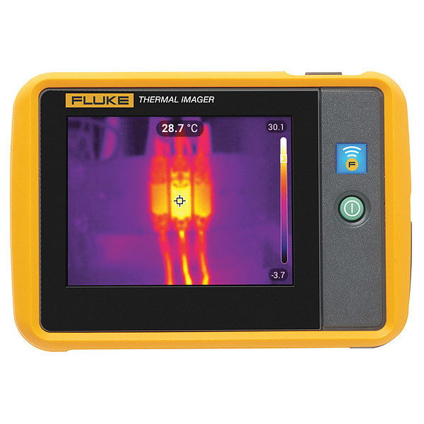 Fluke Infrared Camera, 3.5 in Touch Screen Color LCD, -4 Degrees  to 302 Degrees F FLK-PTI120 9HZ