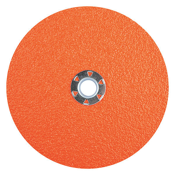 Norton Abrasives Fiber Disc, 7" dia., Coated Abrasive 69957370213