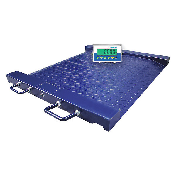 Adam Equipment Floor Scale, Digital, 1100 lb. Capacity PTM 500 {AE403}