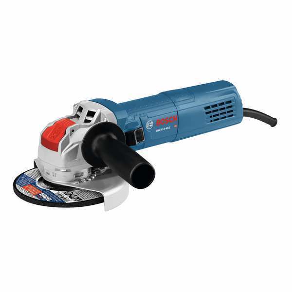 Bosch Angle Grinder, 10 A, Barrel Grip, 4.5 lb GWX10-45E