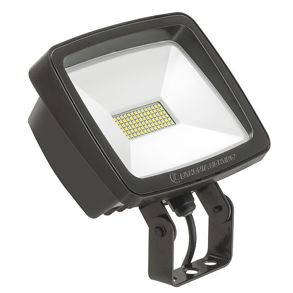 Lithonia Lighting LED Floodlight, 7300 lm, Dark Bronze TFX1 LED 40K MVOLT YK DDBXD M6