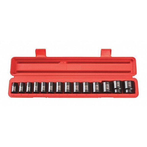 Tekton 1/2 Inch Drive 6-Point Impact Socket Set, 14-Piece (11-32 mm) 4817