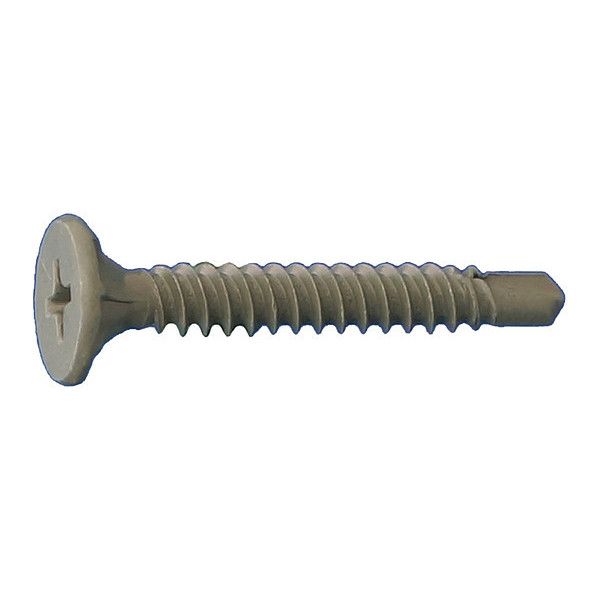 Daggerz Self-Drilling Screw, #8 x 1-5/8 in, Dagger Guard Steel Wafer Head Phillips Drive, 4000 PK CMSD08158