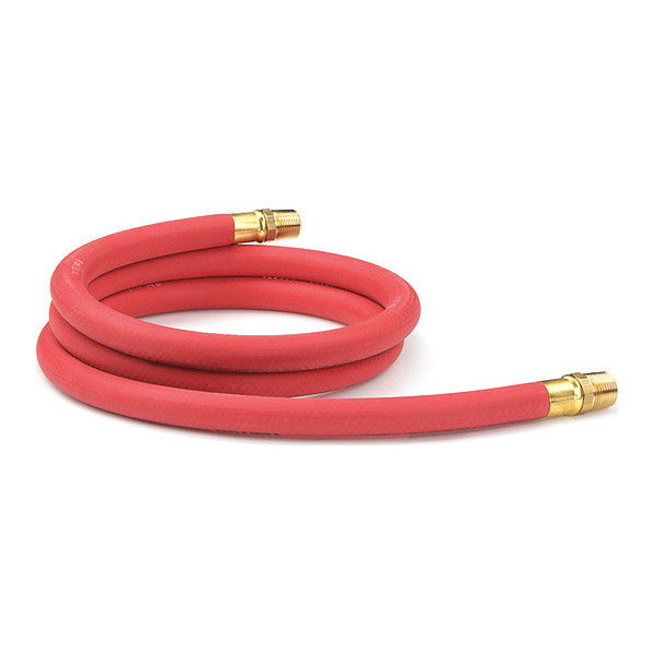 Tekton 1/2 Inch I.D. x 6 Foot Rubber Lead-In Air Hose (250 PSI) 46363