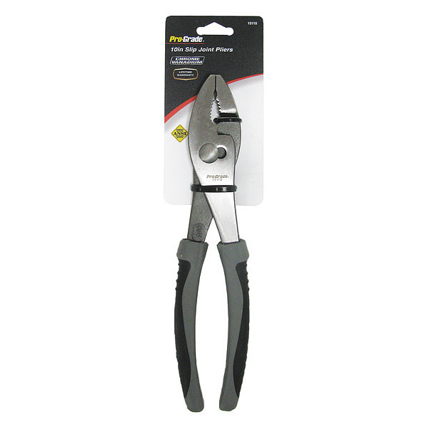Pro-Grade Tools Slip Joint Pliers, 10" 15110